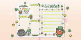 Lucky Little Journal Spreads for St. Paddy's Day 🍀