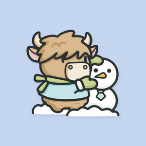 Winter Highland Cows Collection