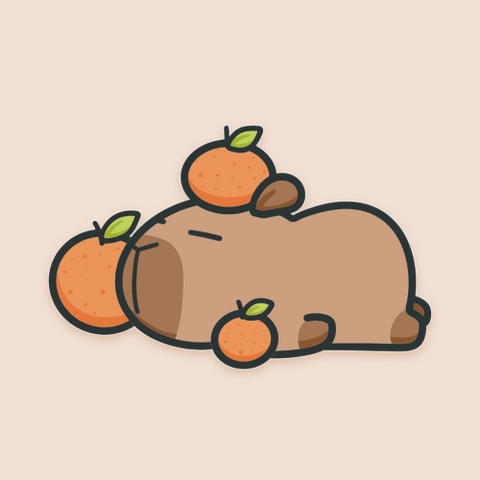 Autumn Capybaras