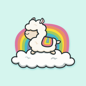 Rainbow Llamas Collection