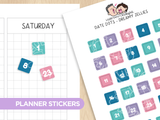 Date Dots - Dreamy Jellies Planner Stickers
