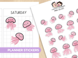Pink Jellies Planner Stickers