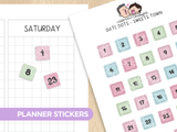 Date Dots - Sweets Town Planner Stickers