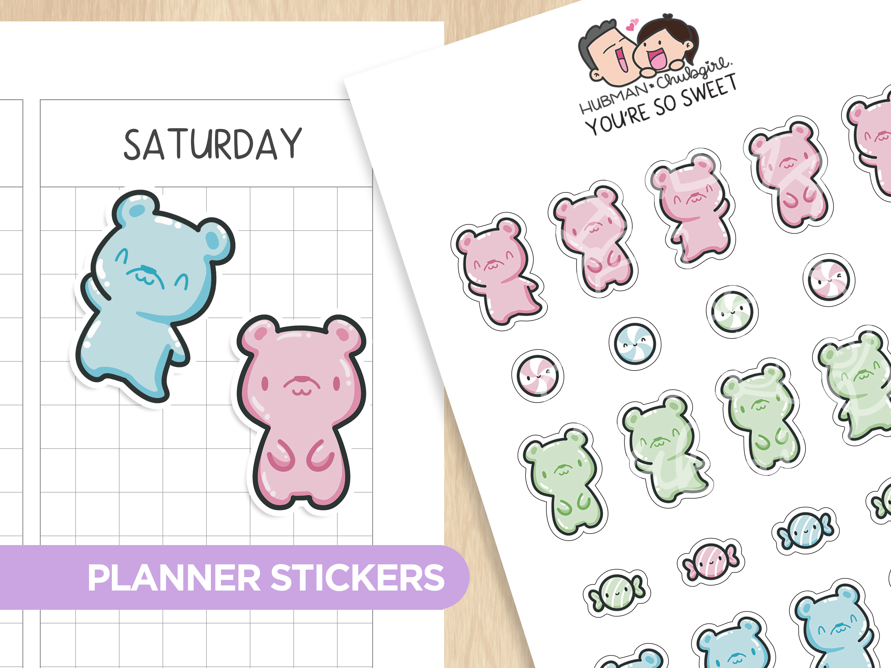 You're So Sweet Planner Stickers