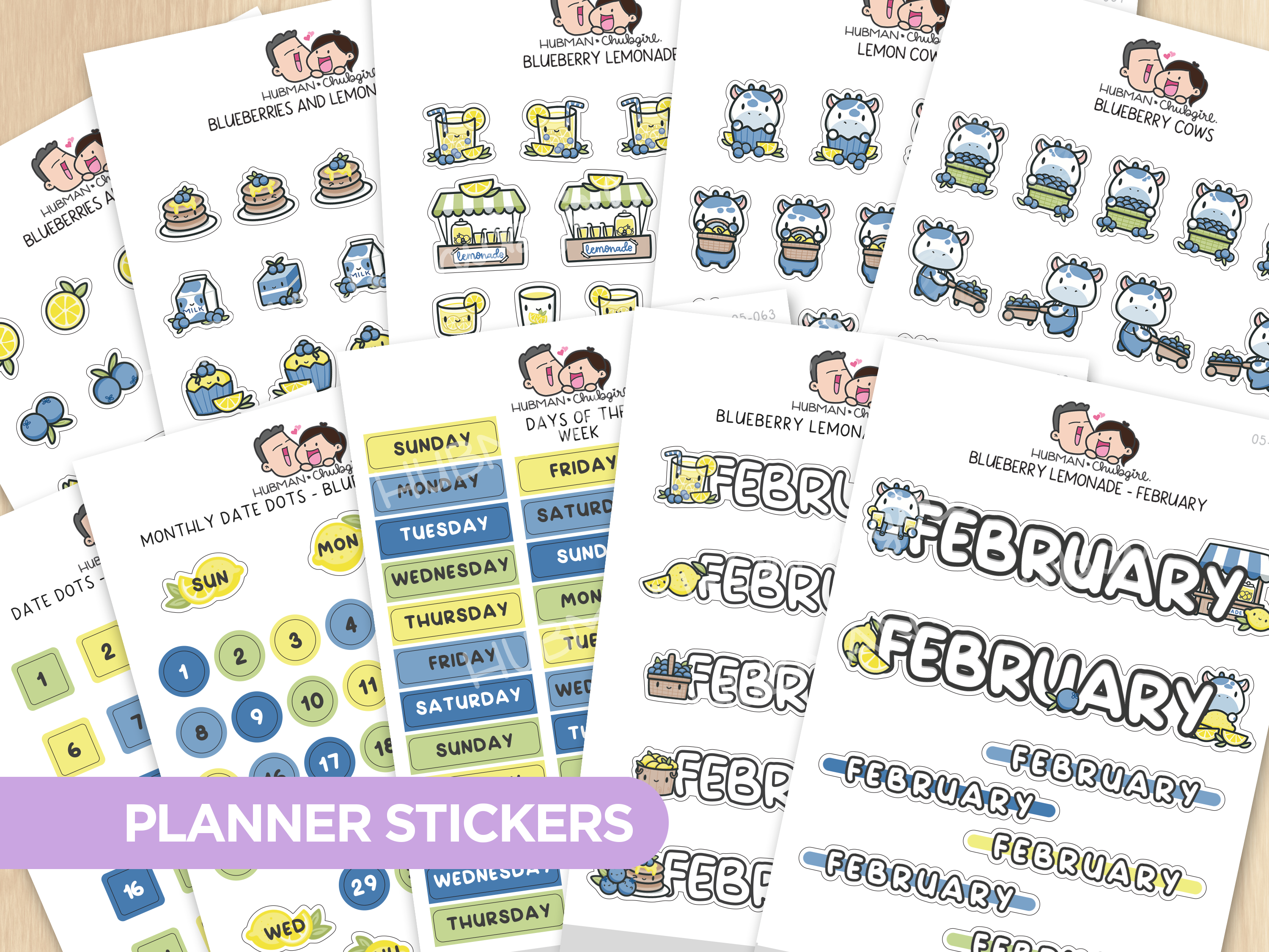 Blueberry Lemonade Journal Pack