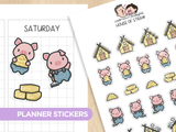 House of Straw Planner Stickers
