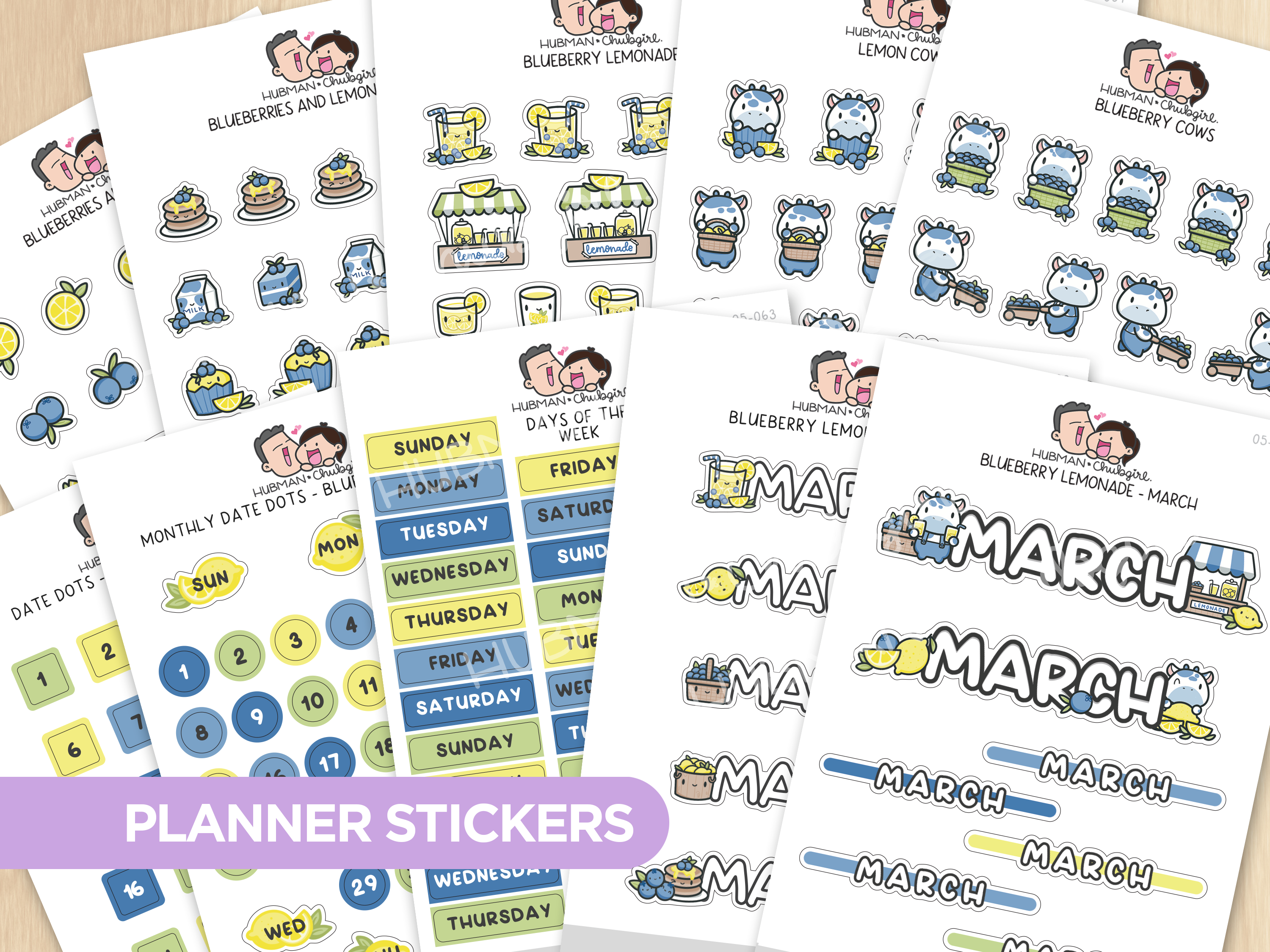 Blueberry Lemonade Journal Pack