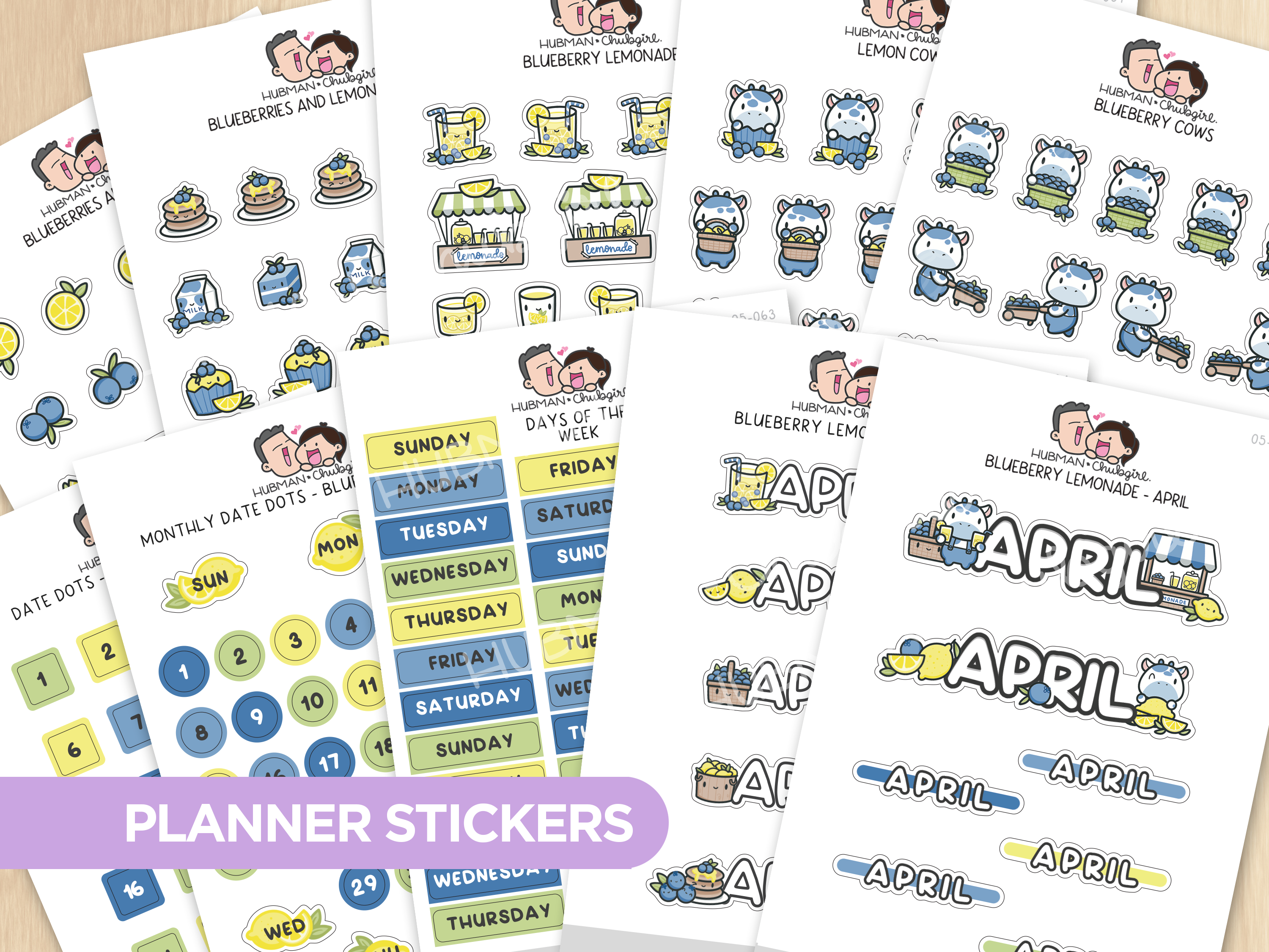 Blueberry Lemonade Journal Pack