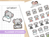 Koala-Ty Alone Time Planner Stickers