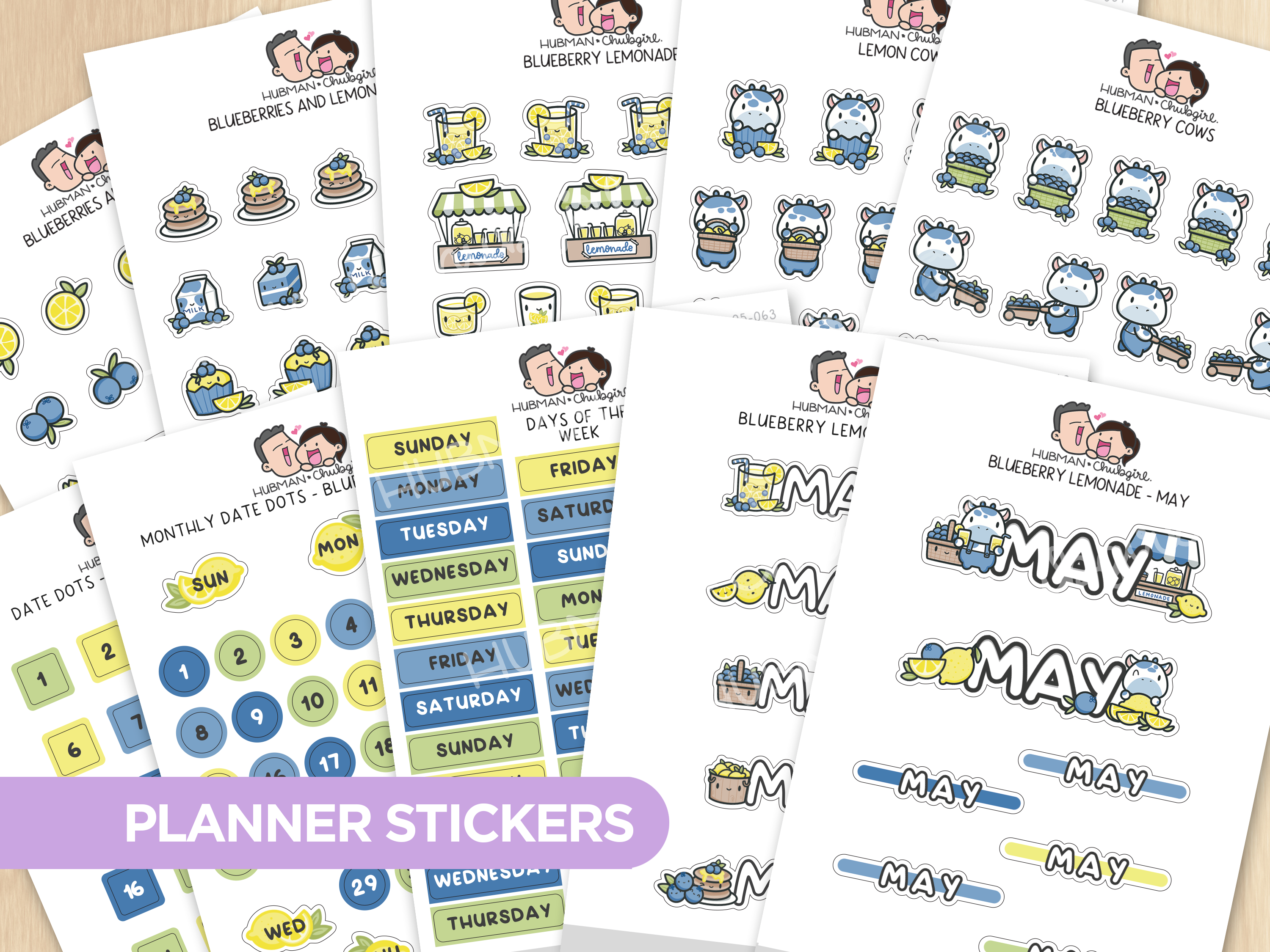 Blueberry Lemonade Journal Pack