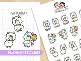 No Prob-llama Planner Stickers