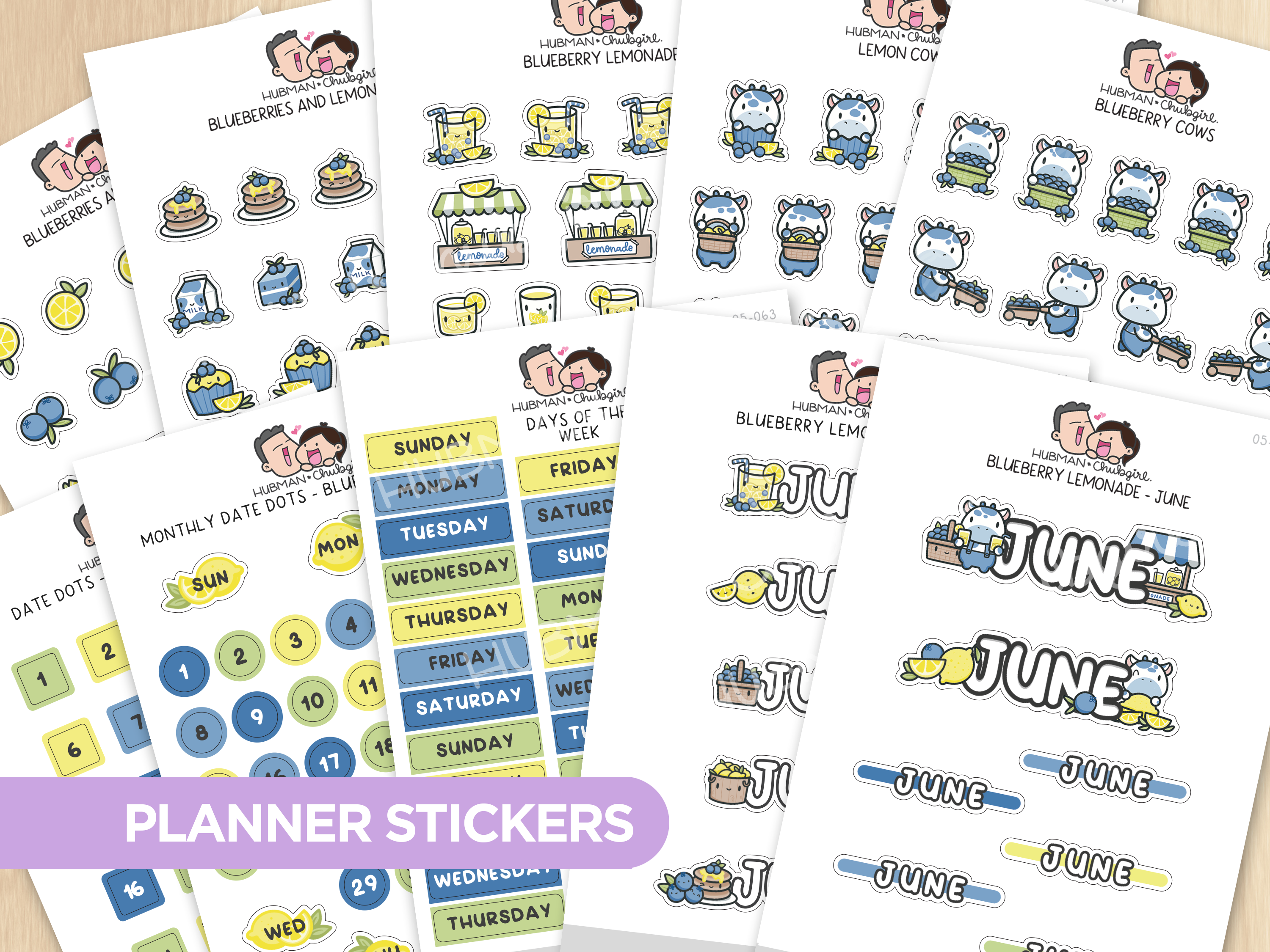Blueberry Lemonade Journal Pack