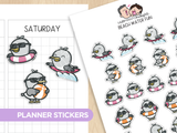 Beach Water Fun Planner Stickers