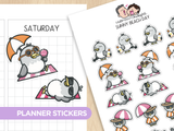 Sunny Beach Day Planner Stickers