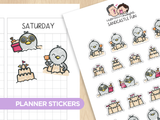 Sandcastle Fun Planner Stickers