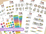 Rainbow Llamas Journal Pack