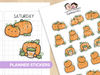 Pumpkin Pals Planner Stickers