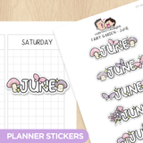 Fairy Garden Months 2 Planner Stickers