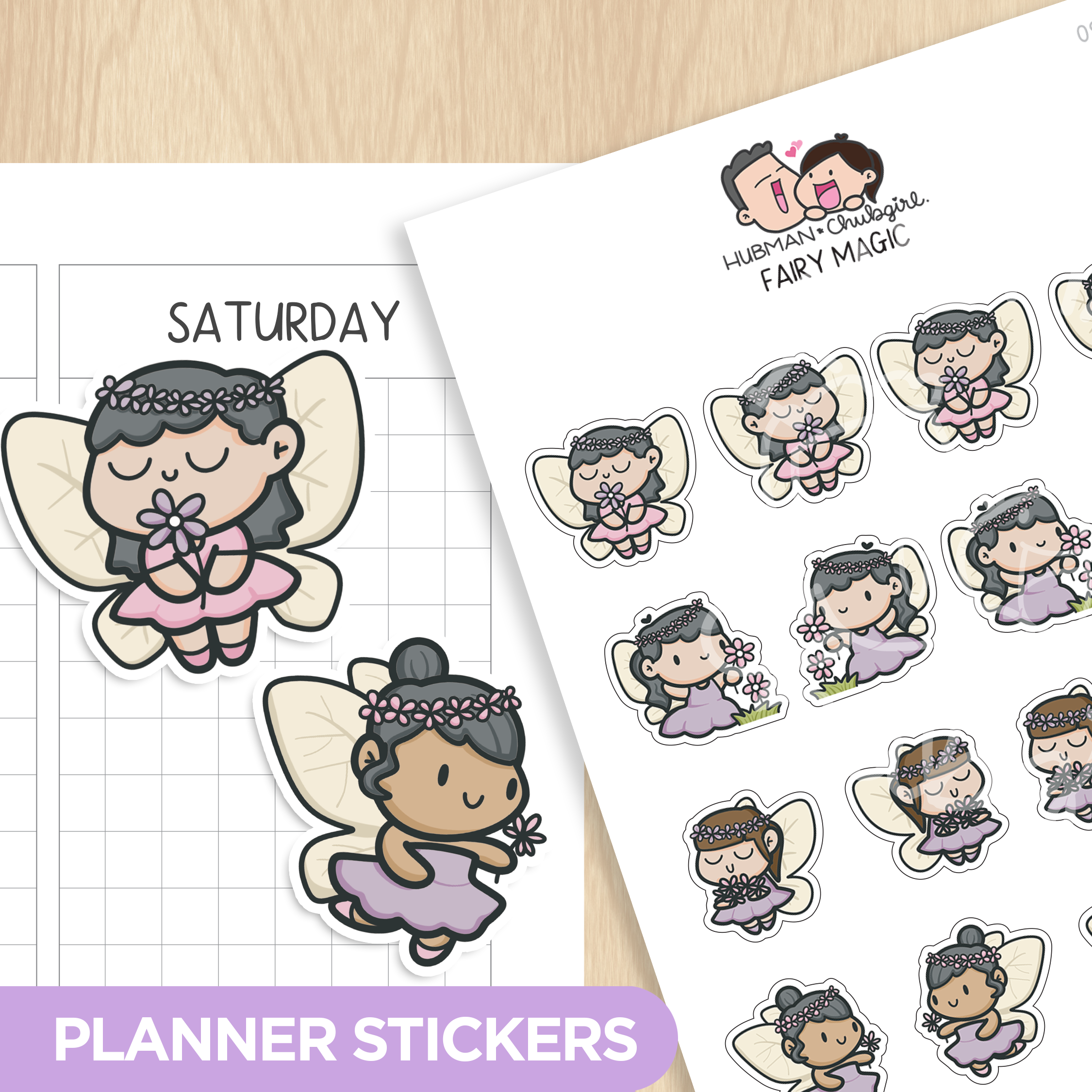 Fairy Magic Planner Stickers