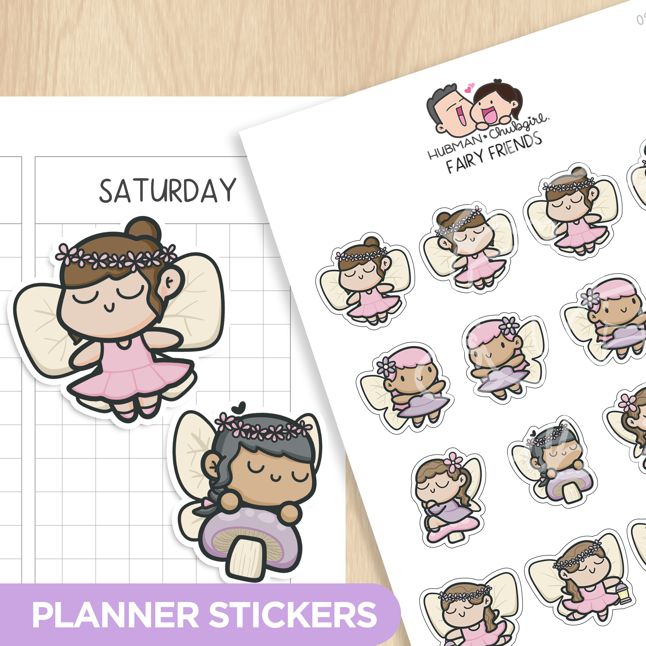 Fairy Friends Planner Stickers