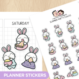 Slumber Party Snacks Planner Stickers