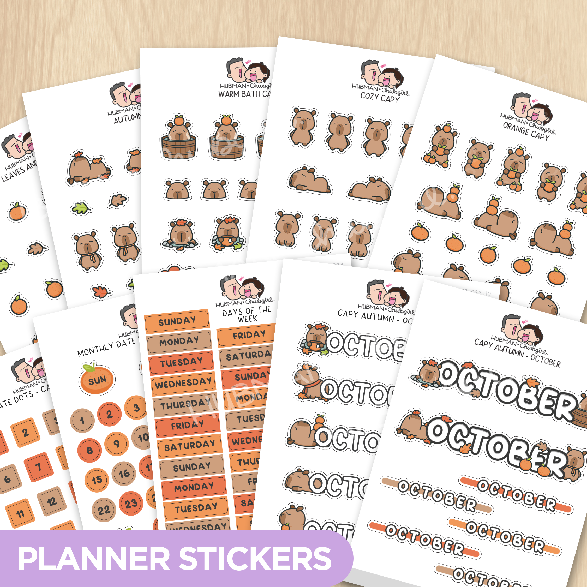 Autumn Capy Journal Pack