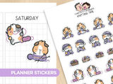 Knitting Time Planner Stickers