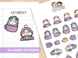 Cozy Tea Time Planner Stickers