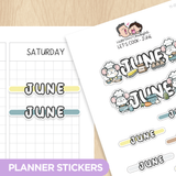 Let's Cook Months Planner Stickers