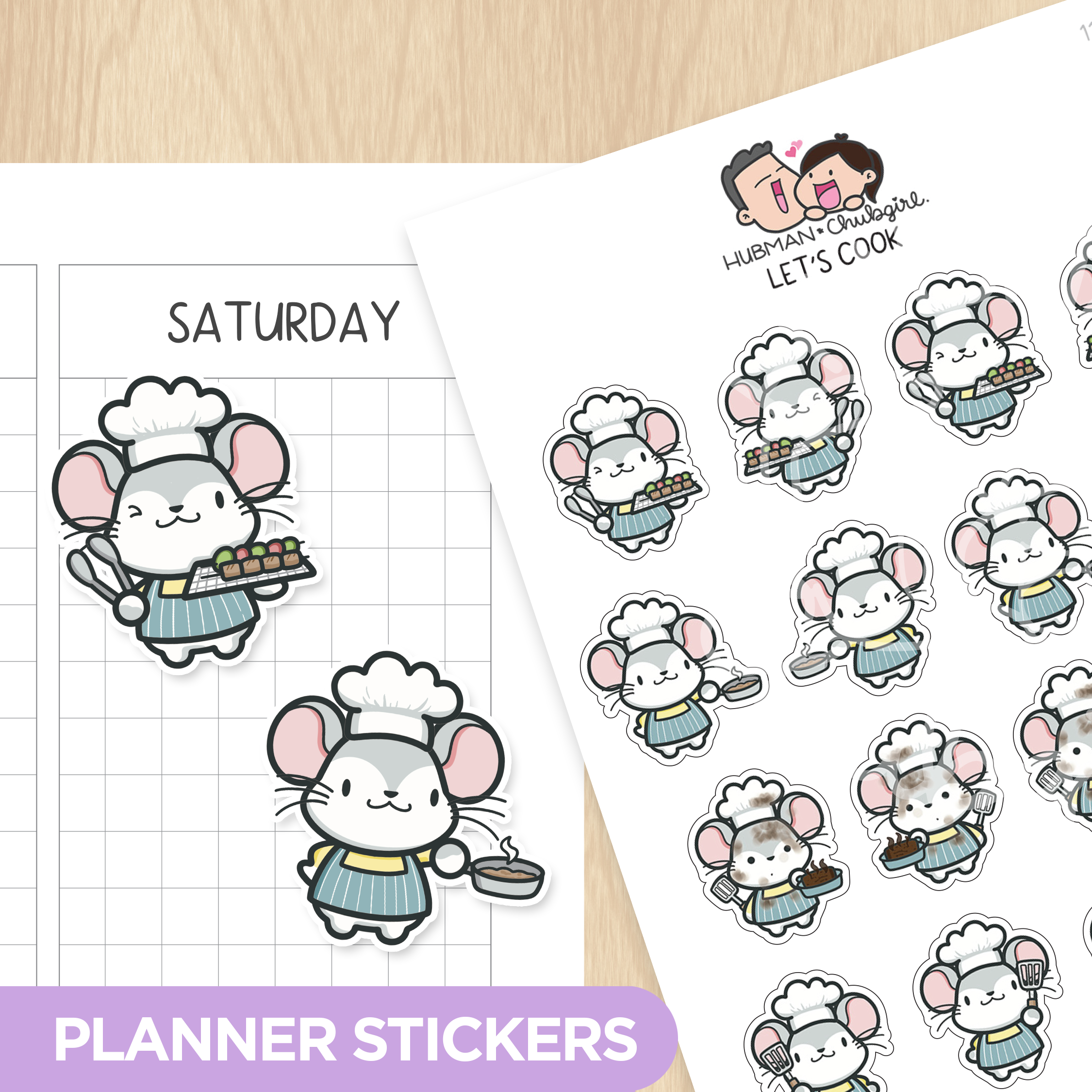Let's Cook Planner Stickers