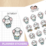 Time To Cook Planner Stickers