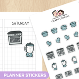 Cooking Essentials Planner Stickers