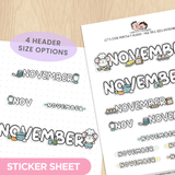 Let's Cook Monthly Header - Multiple Sizes