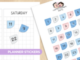 Days - Take Care! Planner Stickers