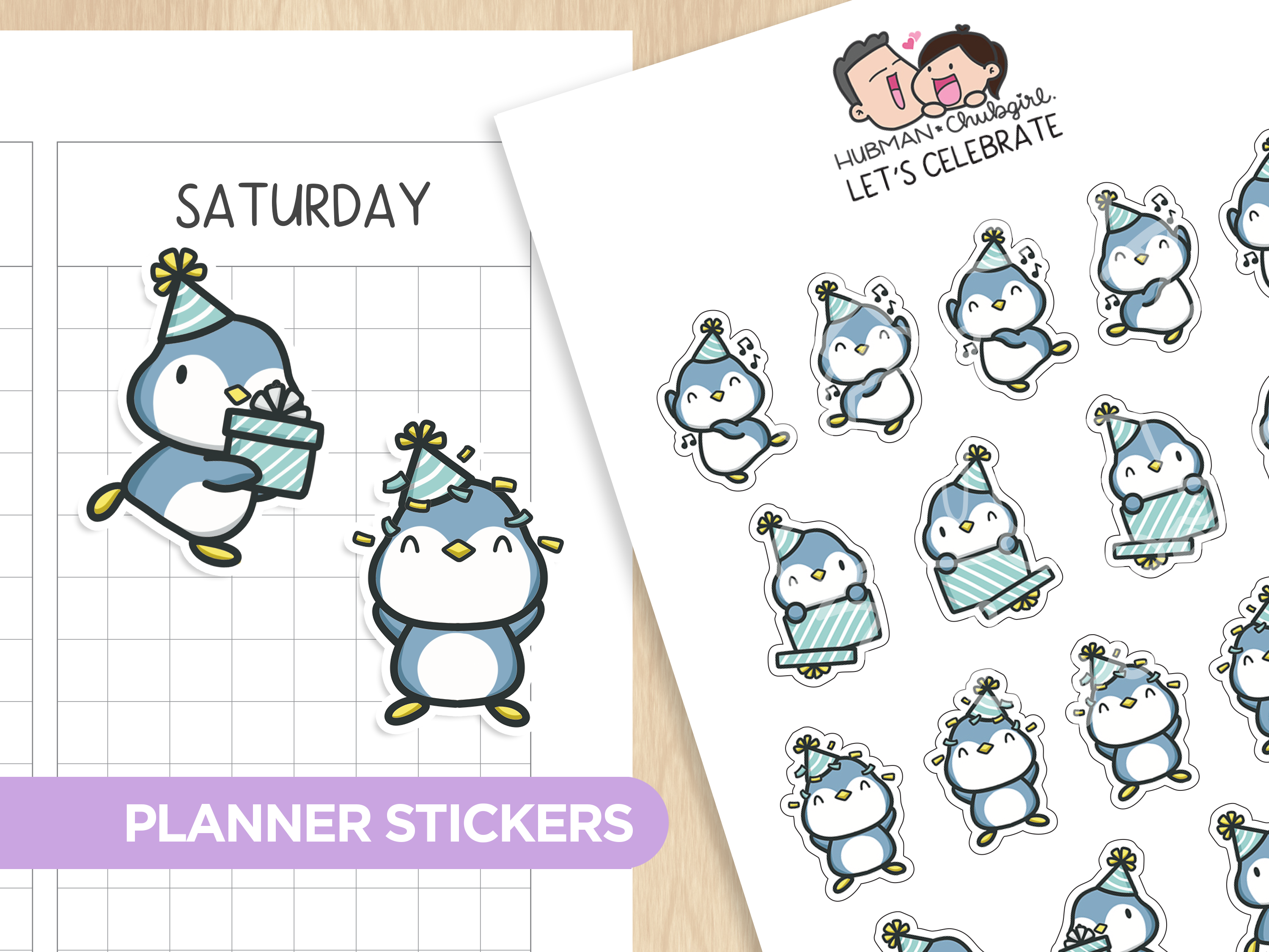 Let's Celebrate Planner Stickers