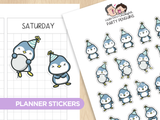 Party Penguins Planner Stickers