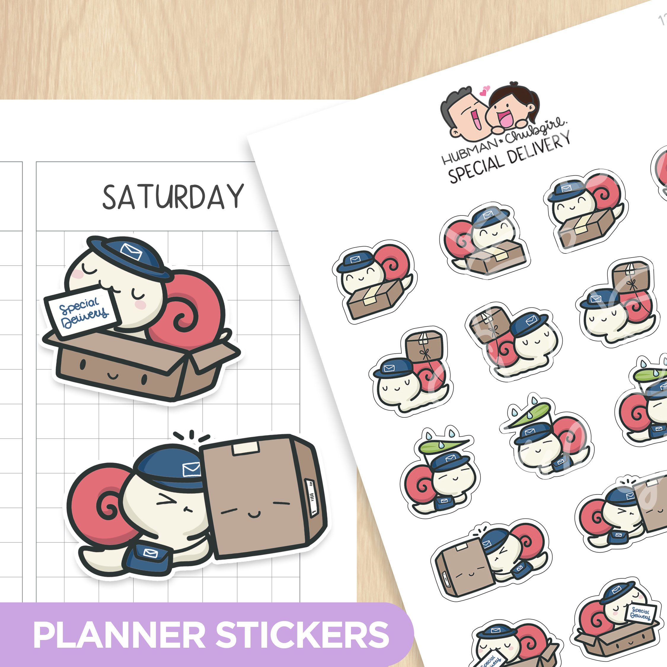 Special Delivery Planner Stickers