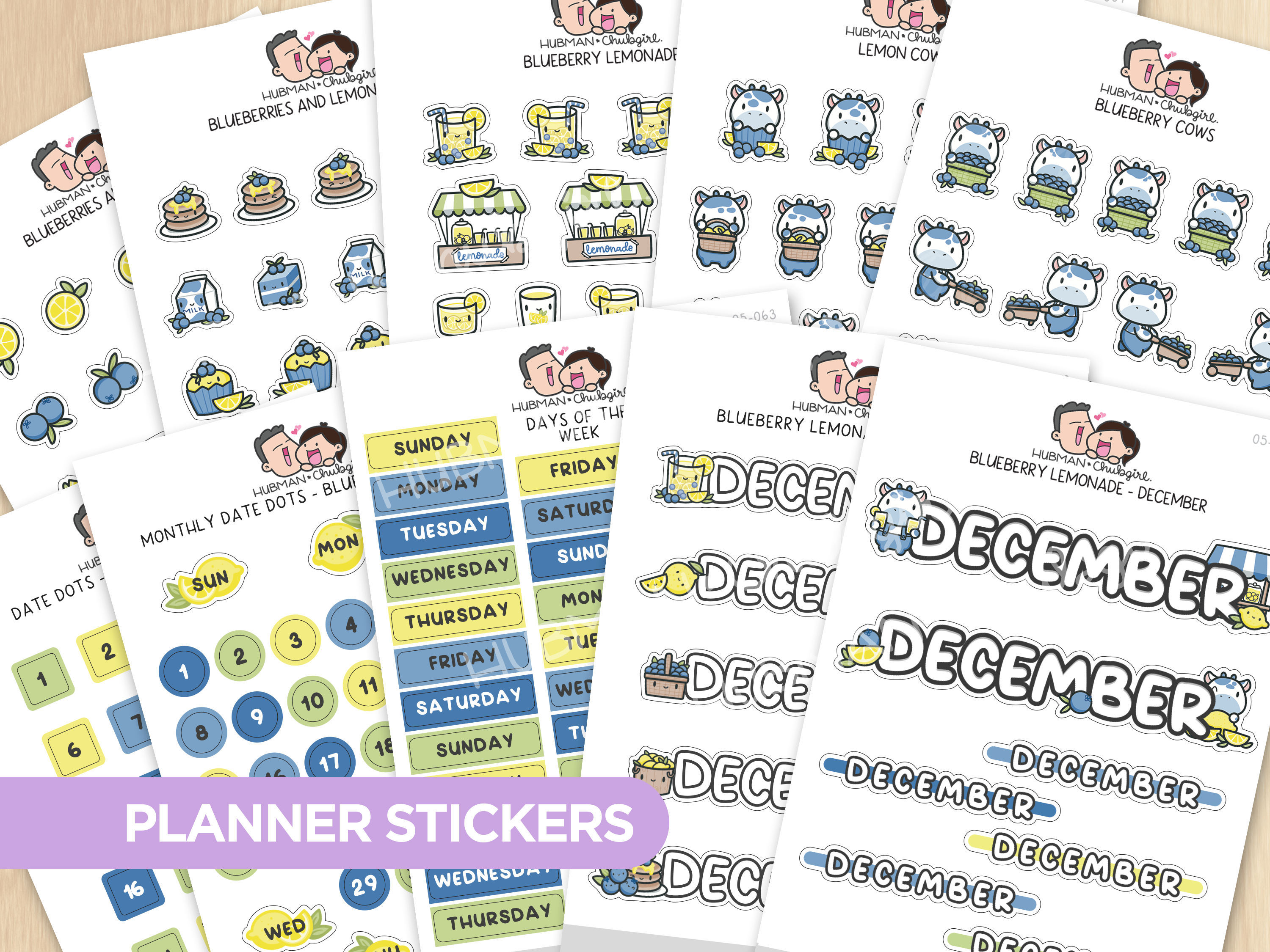 Blueberry Lemonade Journal Pack