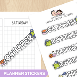 Froggy Sorcery - October 2 Planner Stickers