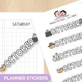 Magic Potions - October 2 Planner Stickers