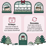 Santa's Workshop Sticker Advent Calendar