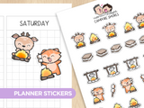 Happy Camping Sticker Set