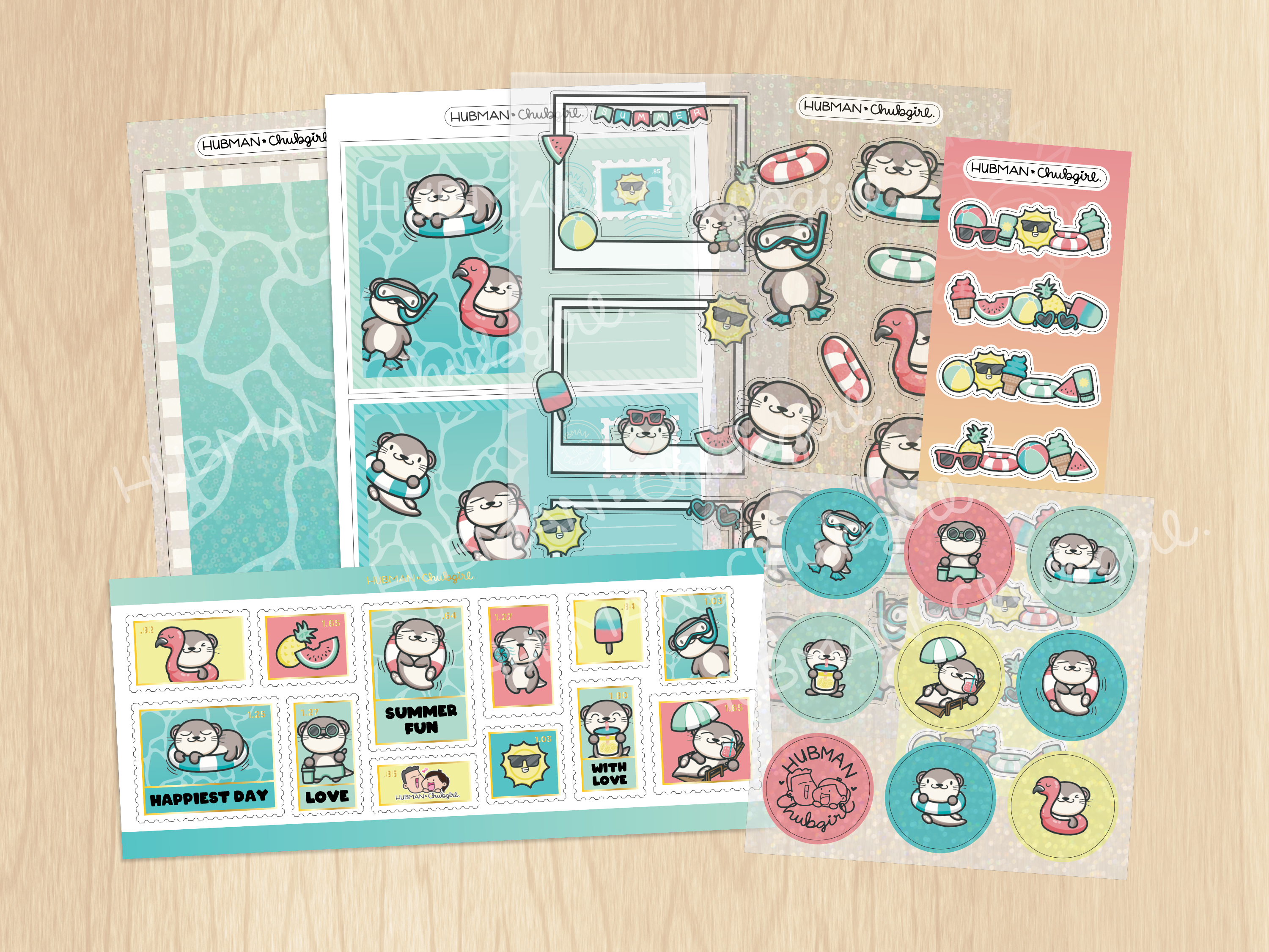 Summer Otters Bundle