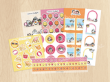Beach Birds Variety Sticker Pack