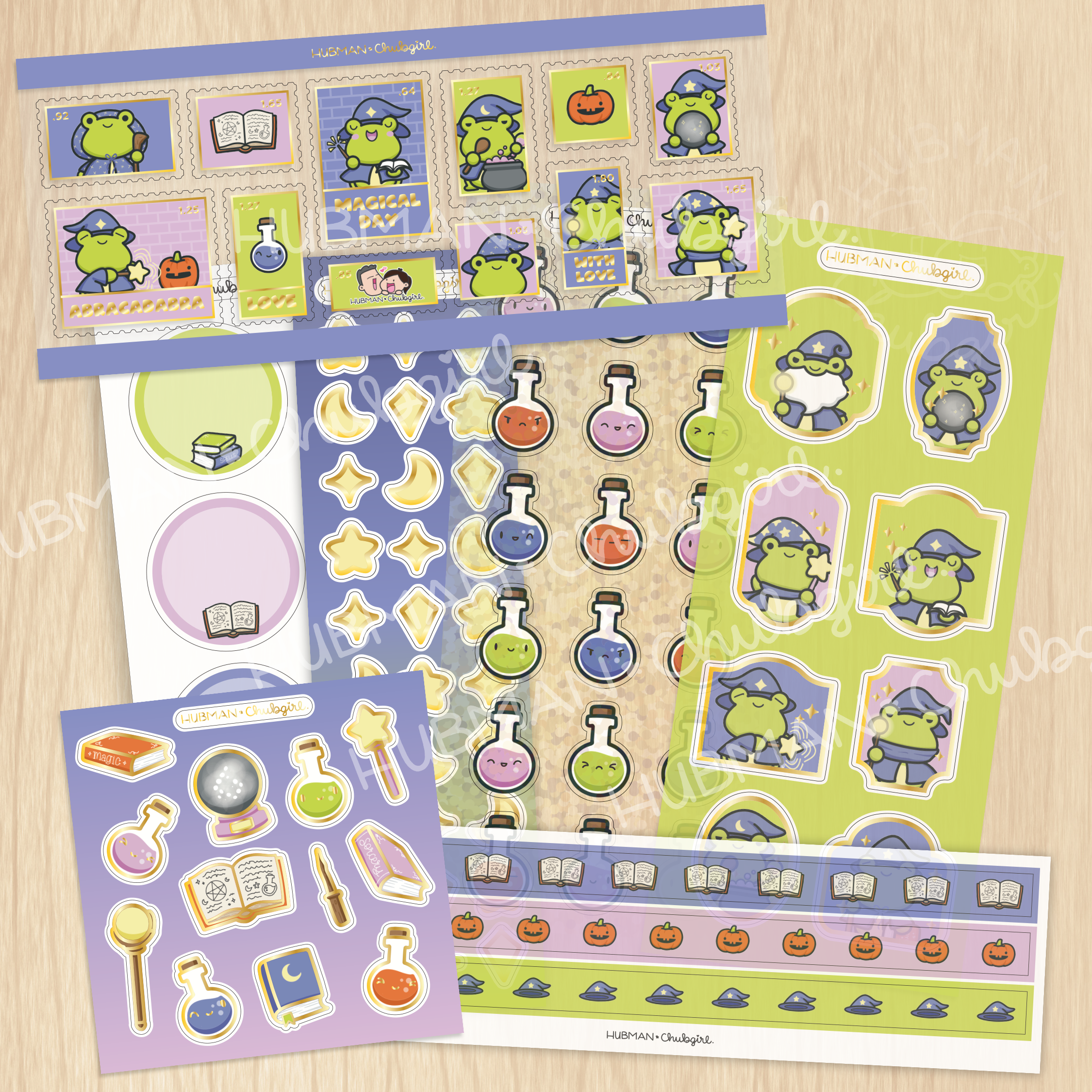 Froggy Sorcery Variety Sticker Pack