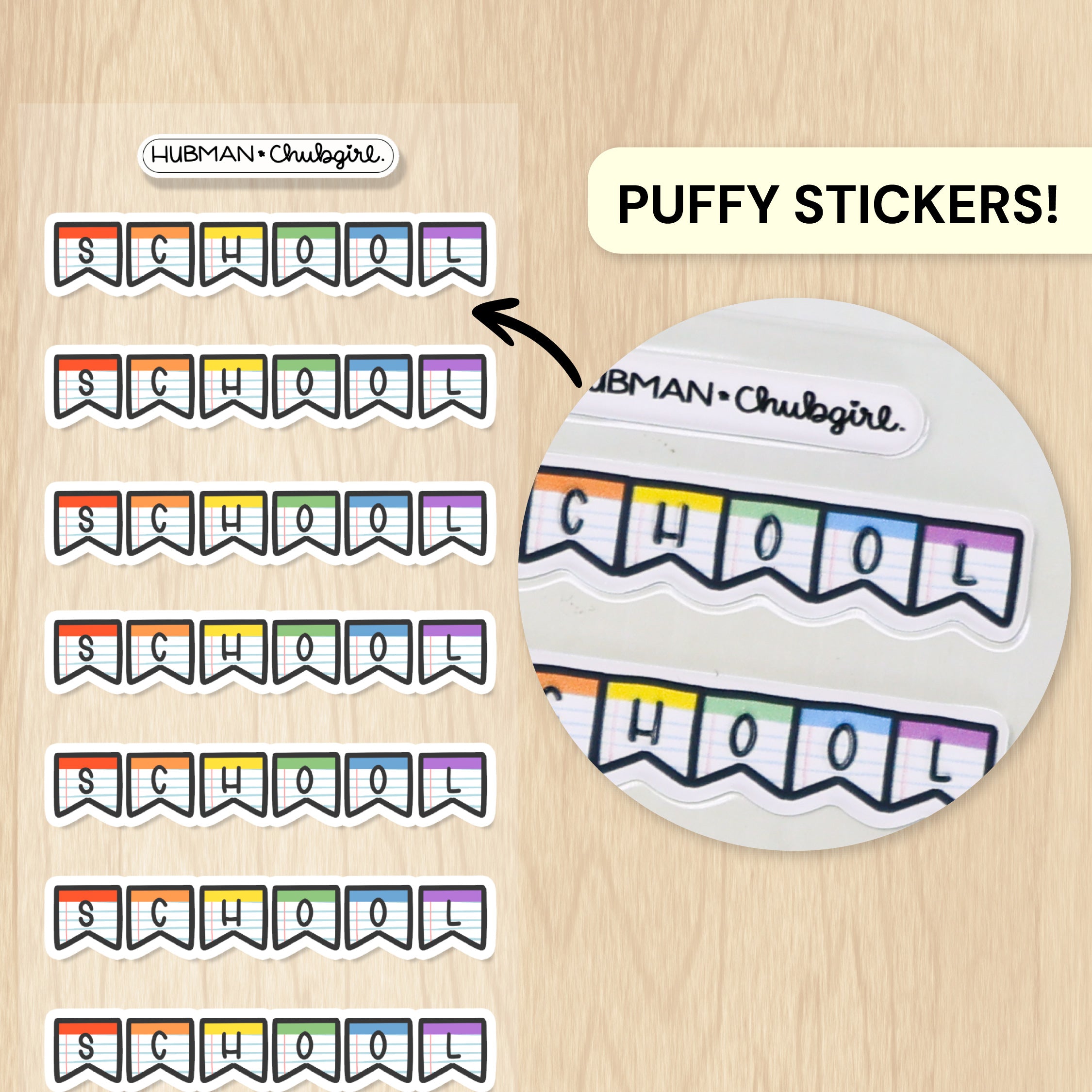 Back to School Variety Sticker Pack