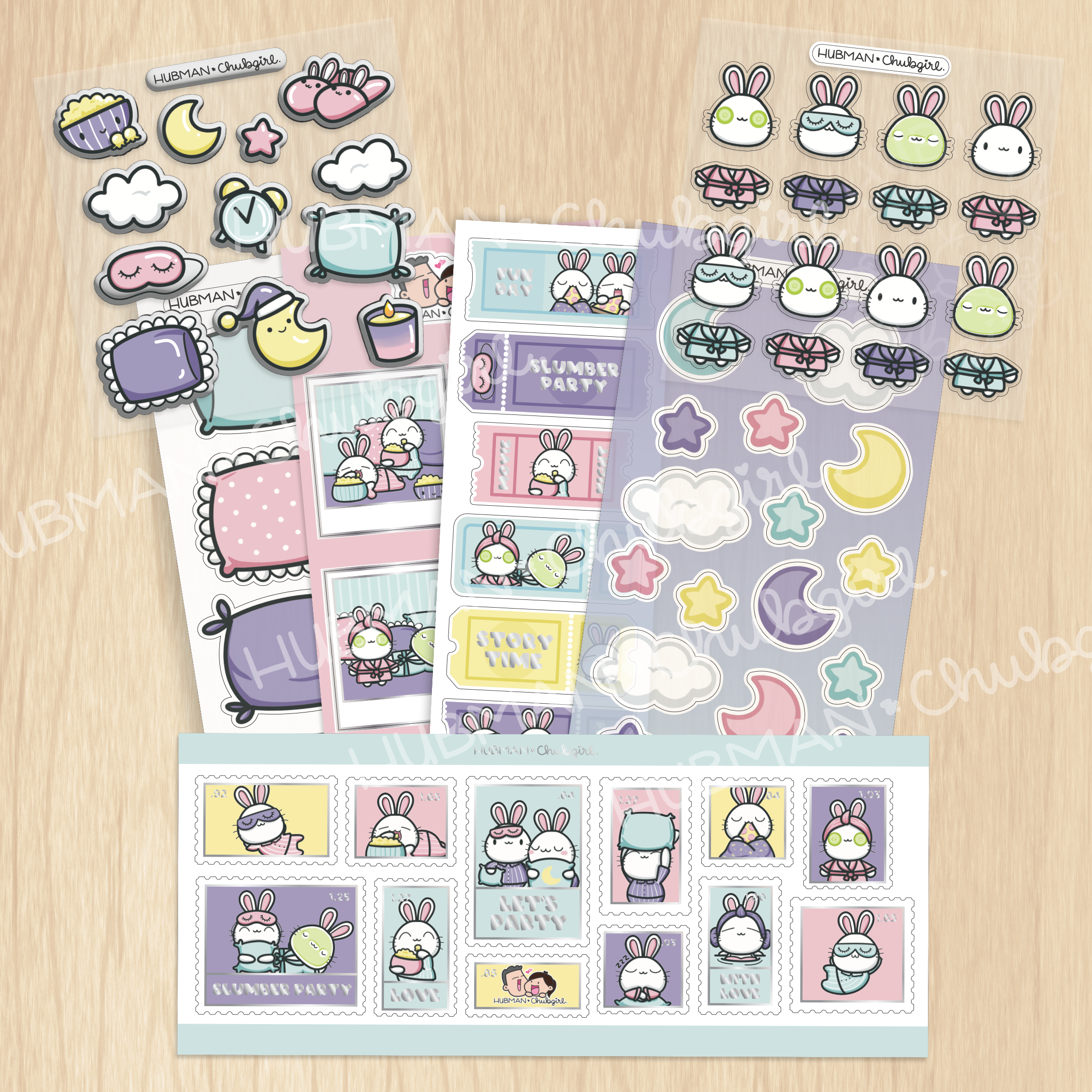 Slumber Party Variety Sticker Pack