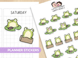 Ponds and Froggies Sticker Set