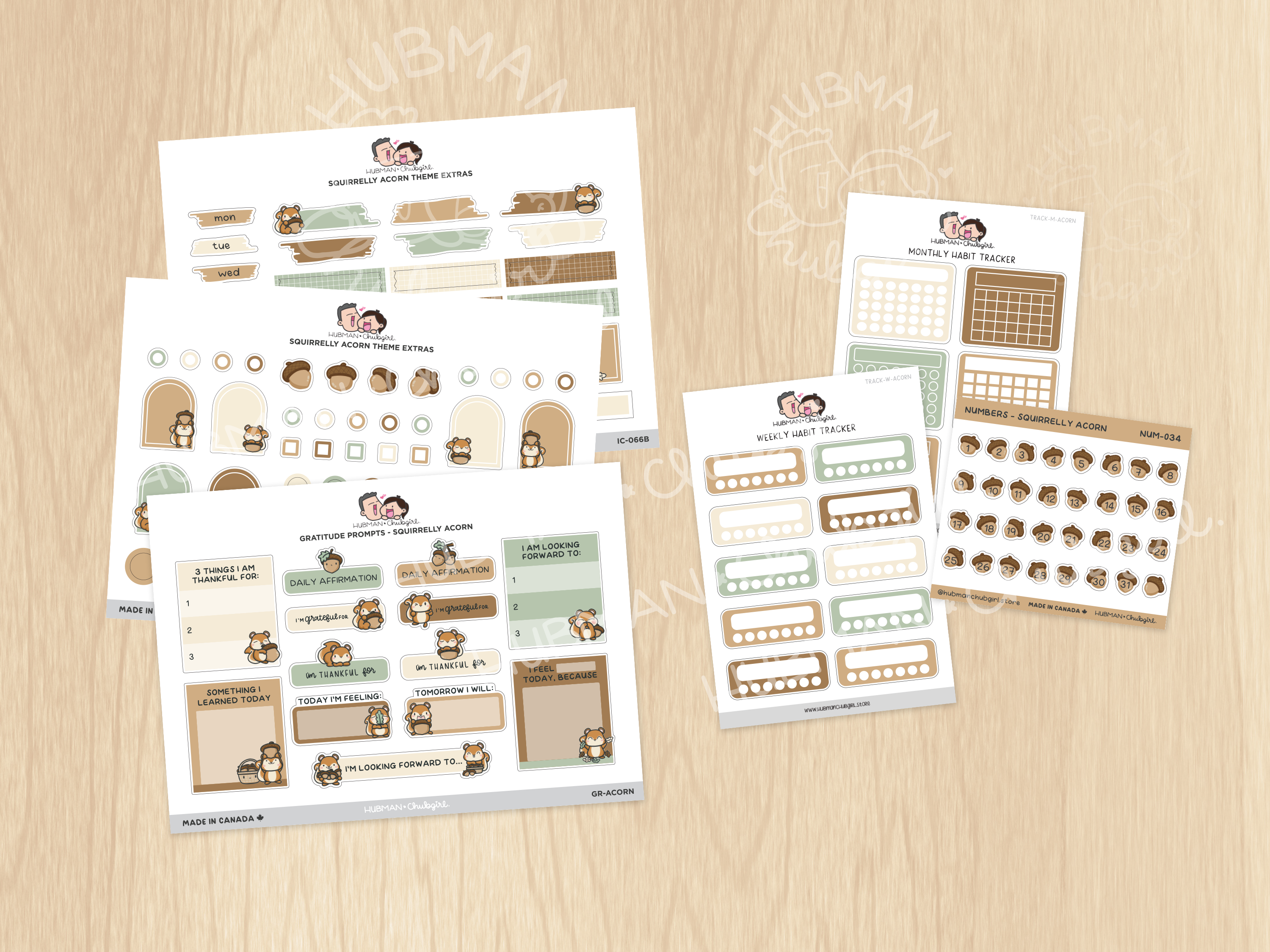 Squirrelly Acorn Journaling Add-On