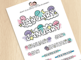 Dreamy Jellies Monthly Text Add-on - January